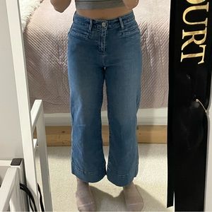Wide leg jeans